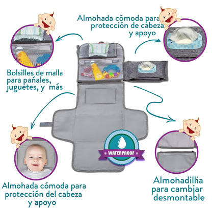 Cambiador de pañales portátil Kopi Baby